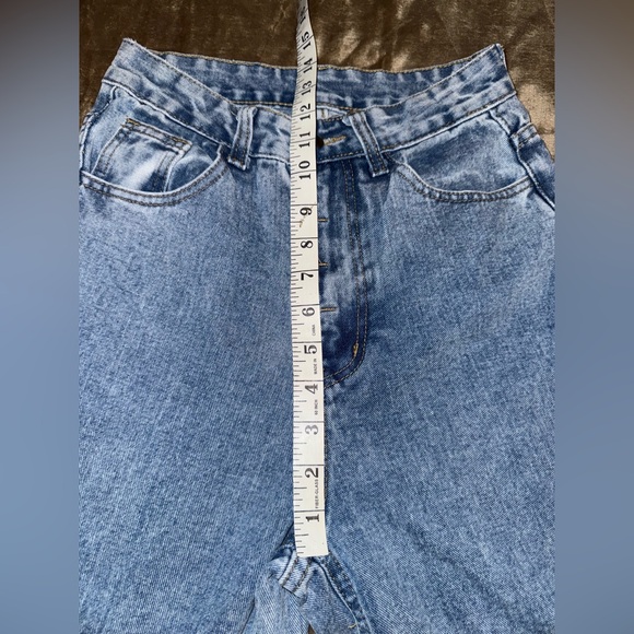 SHEIN Blue Flare & Wide Leg Jeans - Picture 3 of 6